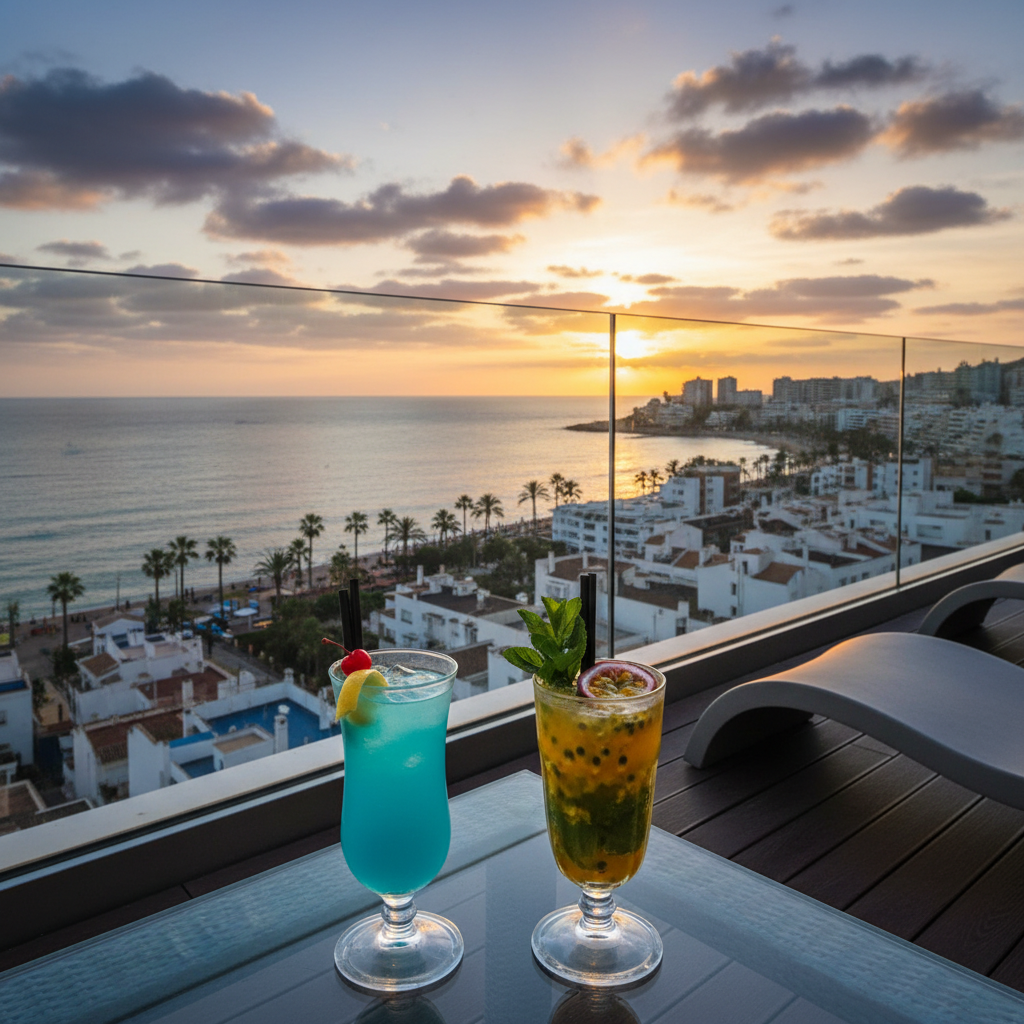 Elevated Sips: Experience the Best Cocktails with a View in Torremolinos at Space Monkey - Space Monkey