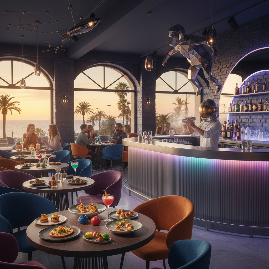 Discover the Ultimate Gastrobar in Torremolinos: A Journey Above the Clouds at Space Monkey - Space Monkey