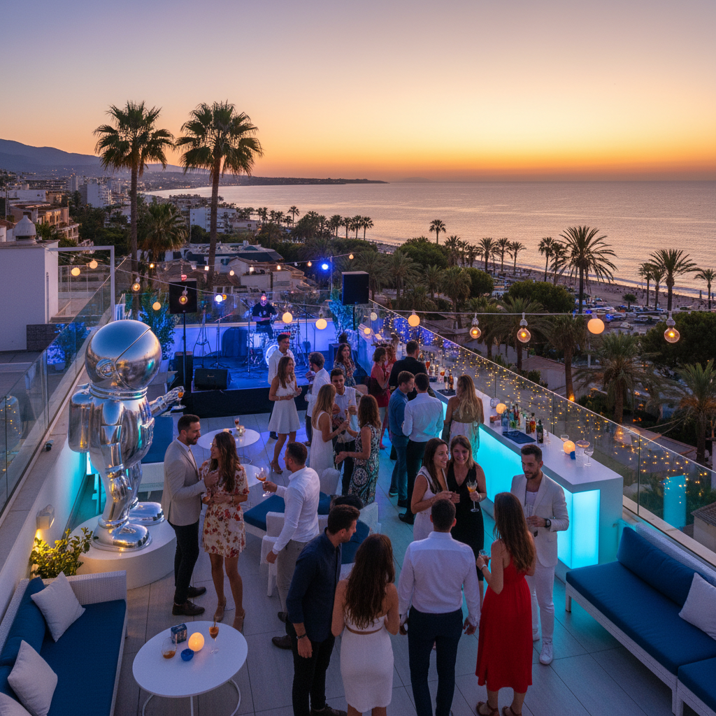 Experience the Ultimate Rooftop Party in Torremolinos at Space Monkey - Space Monkey