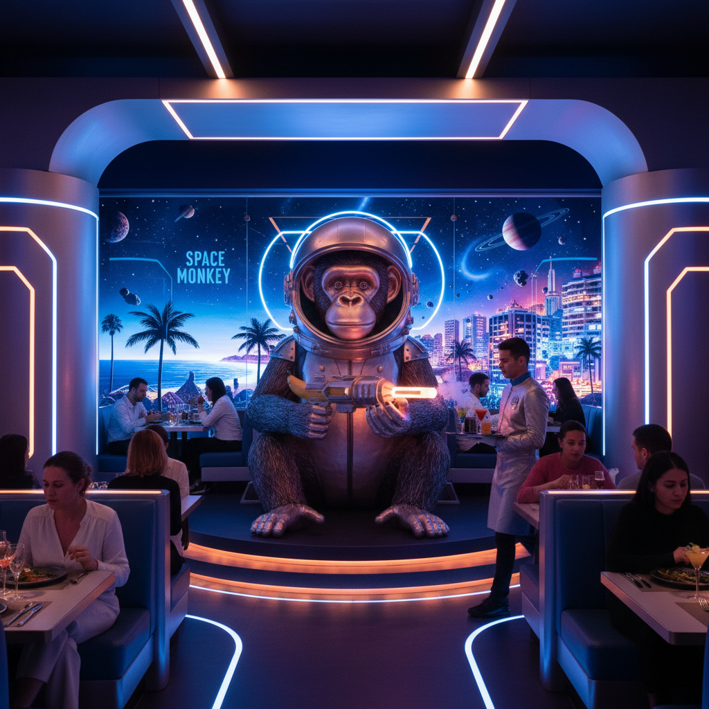 Welcome to the Future of Dining: Exploring the Space Monkey Concept in Torremolinos - Space Monkey
