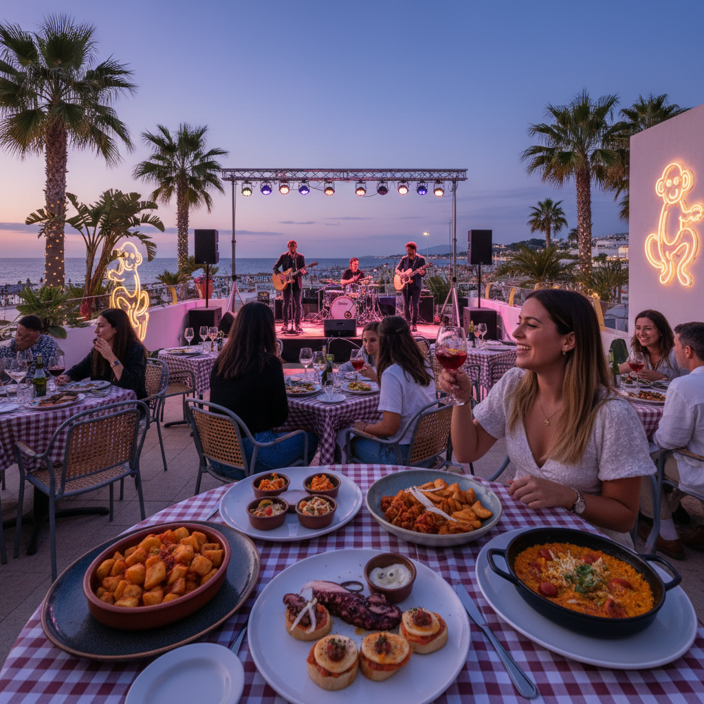 The Ultimate Food & Music Torremolinos Experience at Space Monkey - Space Monkey