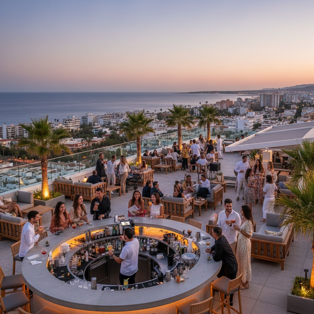 Elevate Your Senses: Discovering the Ultimate Rooftop Bar Experience in Torremolinos - Space Monkey