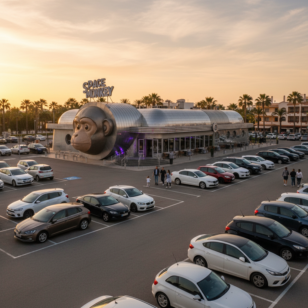 Experience the Height of Gastronomy at Space Monkey: The Premier Restaurant with Parking Nearby in T - Space Monkey